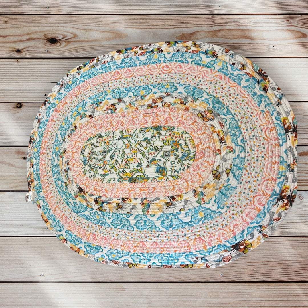 Pastel Jelly Roll Rug